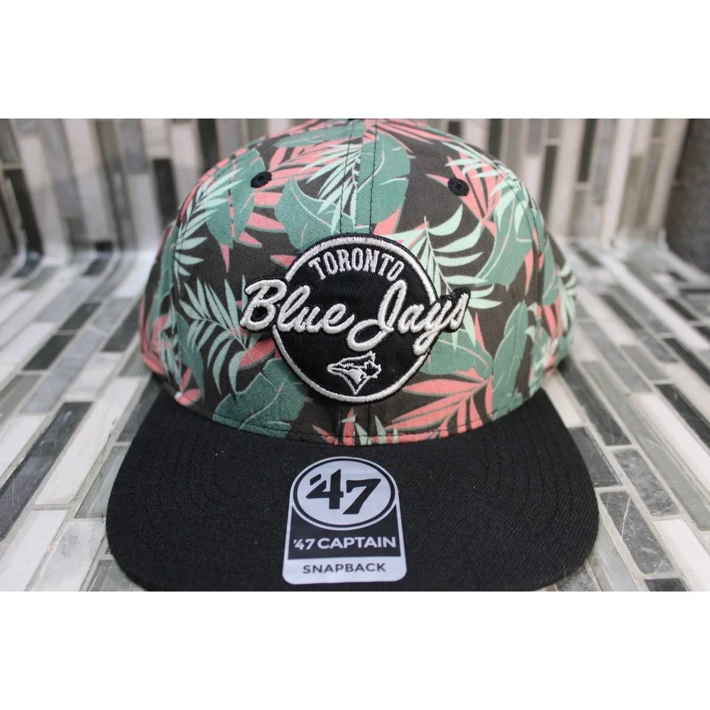 '47 Captain Snapback Hat Toronto Blue Jays Tropical Theme‎ Island Adjsutable